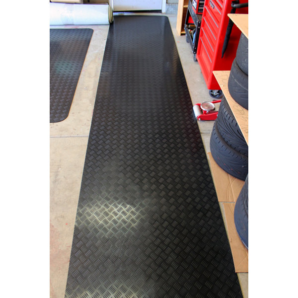Rebrilliant Boulton Garage Flooring Roll in Black & Reviews Wayfair